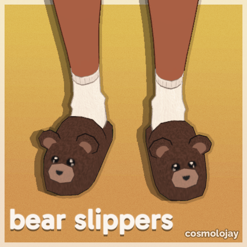 Bear Slippers by Cosmolojay