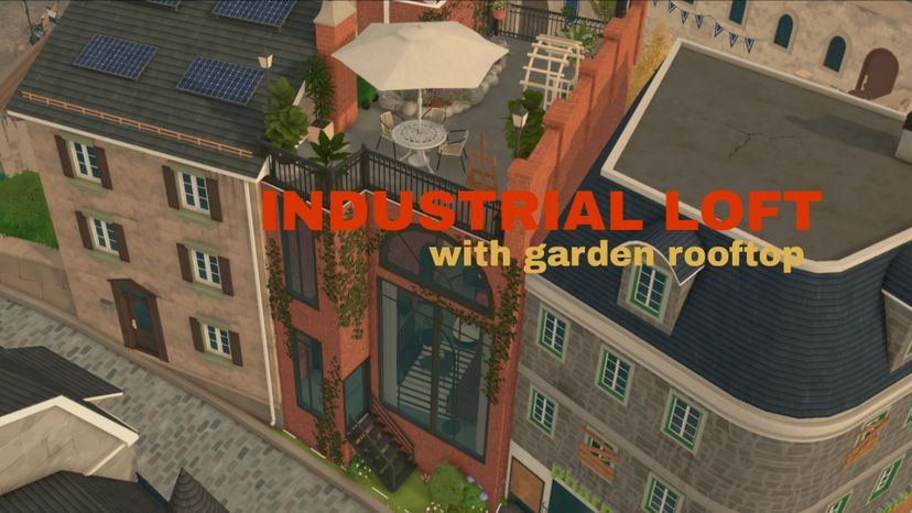 Industrial Loft with Garden Rooftop