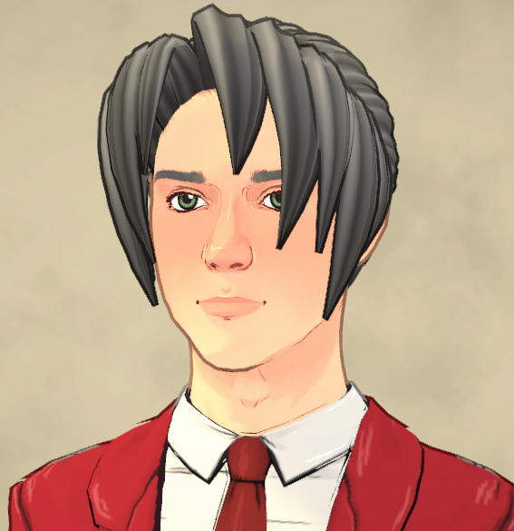 御剑怜侍头发 Mitsurugi Reiji hair
