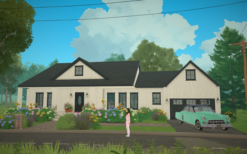 White Modern Farmhouse 1 Story