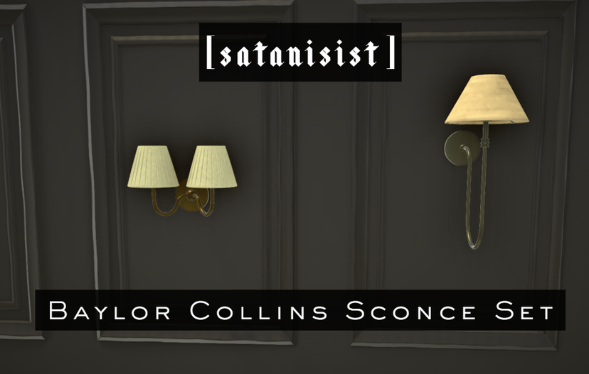 [satanisist] Baylor Collins Sconce Set of 2