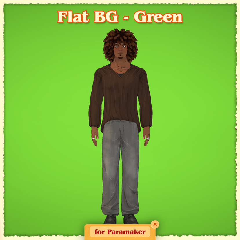 [vyx] PAM BG - Flat Green