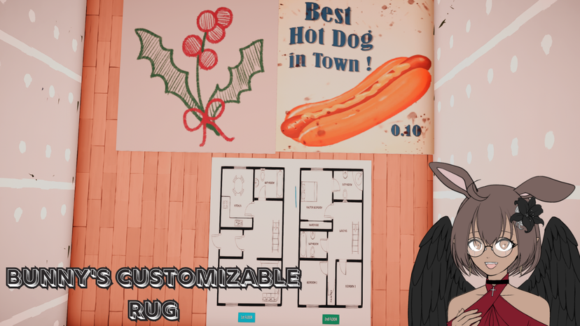 Bunny's Customizable Rug