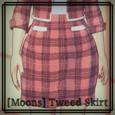 [Moons] Tweed Skirt