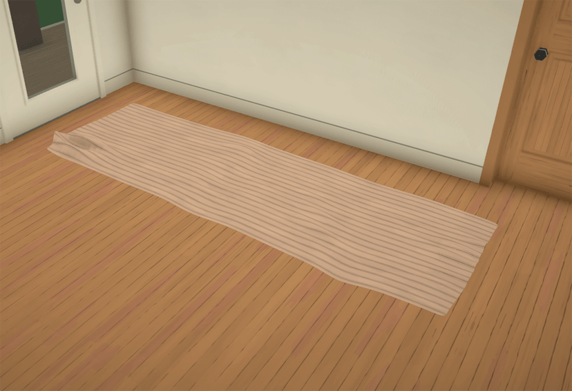 Rippled Runner Rug