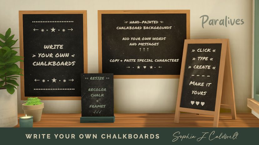 [Sophia J Caldwell] Write Your Own Chalkboards
