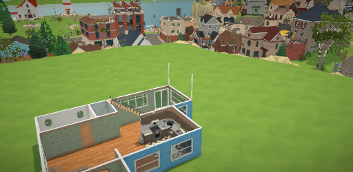 weird unfinished house