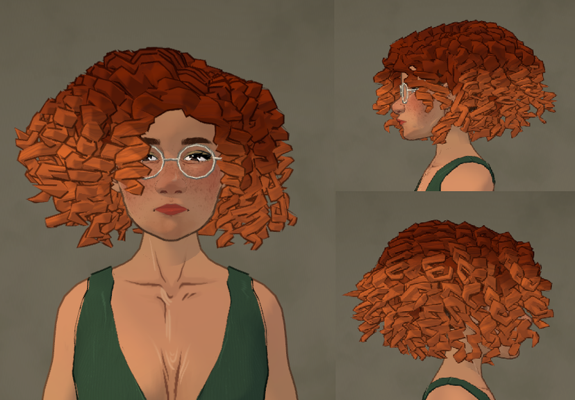 Curly Short Hair