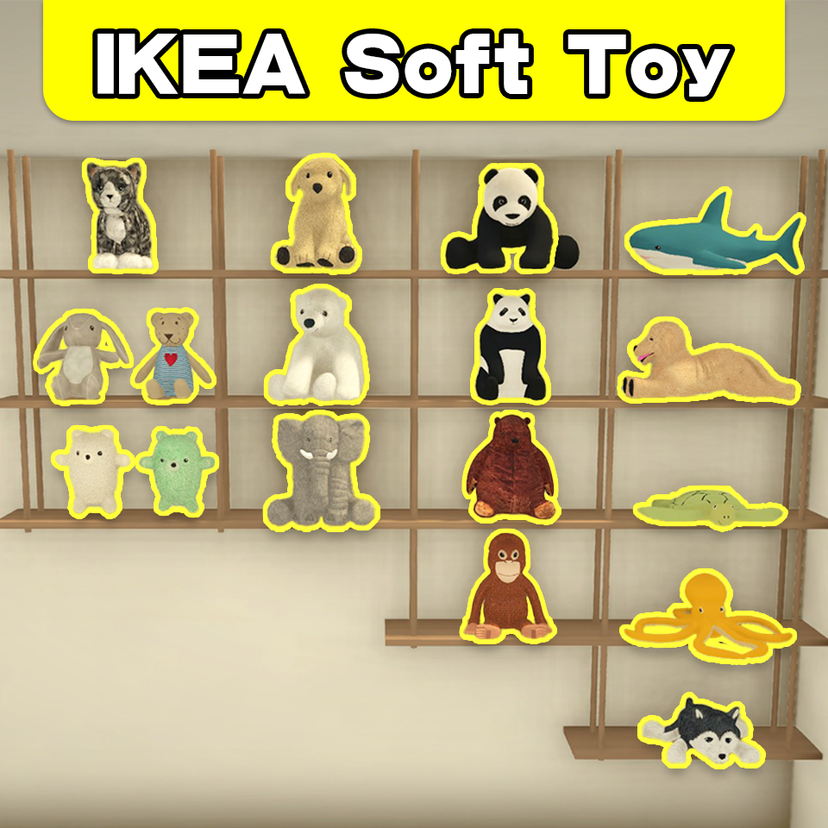 [7xrl]IKEA Soft Toy