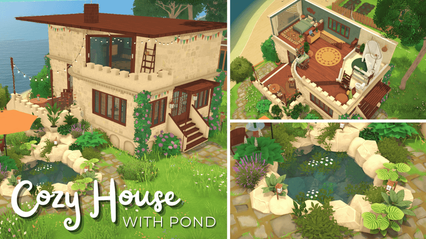 Cozy House with Pond