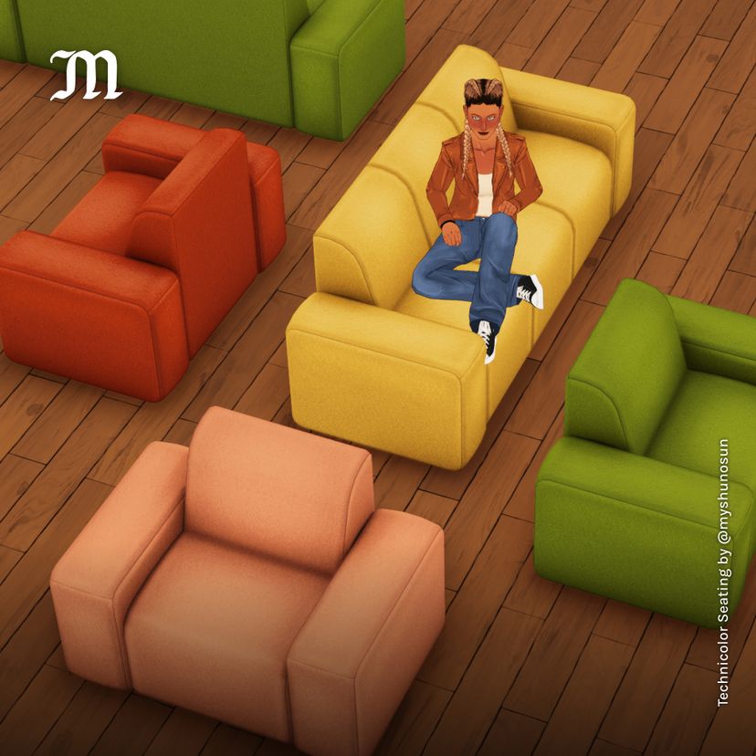 Technicolor Seating by myshunosun