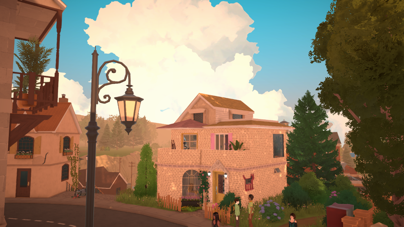 Cozy Pink&Yellow House