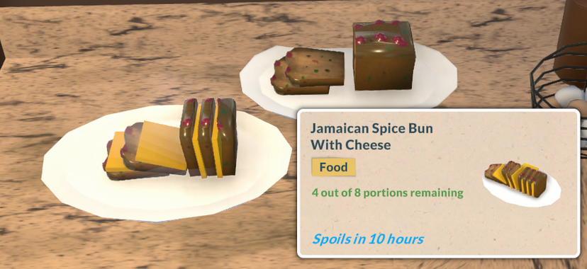 Simple Custom Food - Jamaican Spice Bun