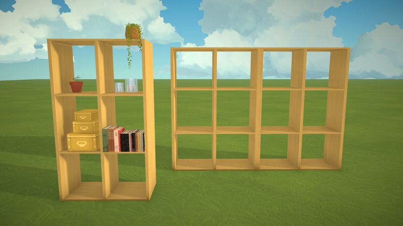 IKEA KALLAX shelf (resizable)