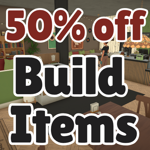 50% Off Build Item Price