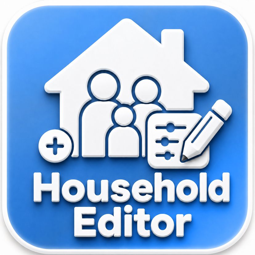 Household Editor | Live Mode Editing