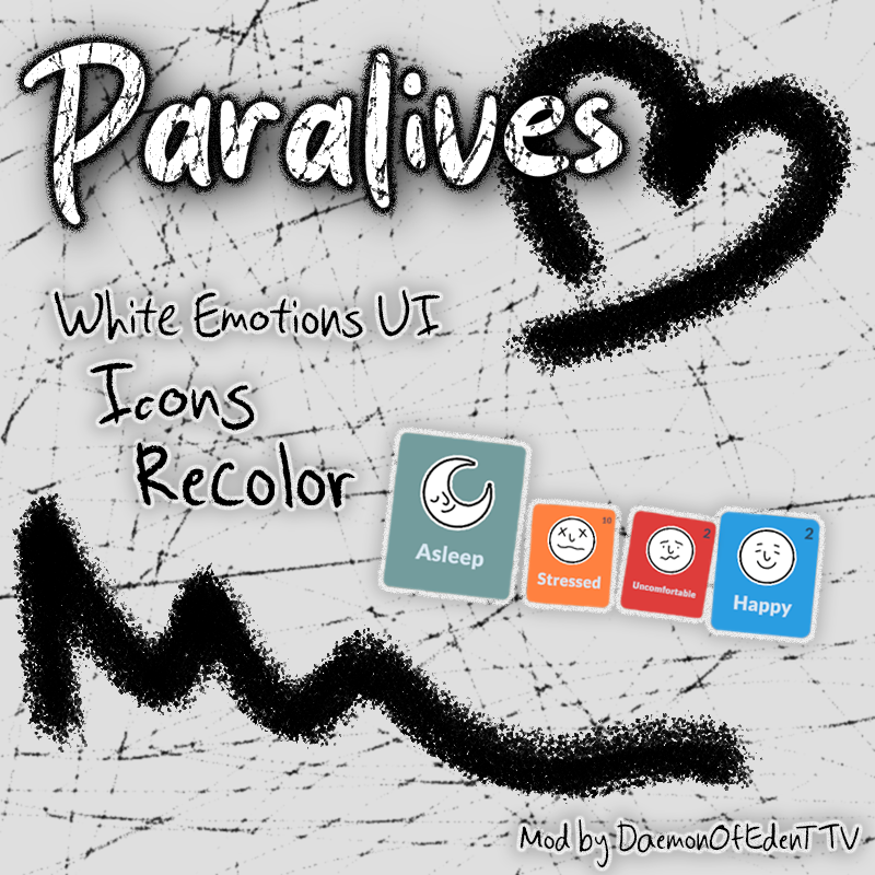 White Emotions UI Icons Recolor