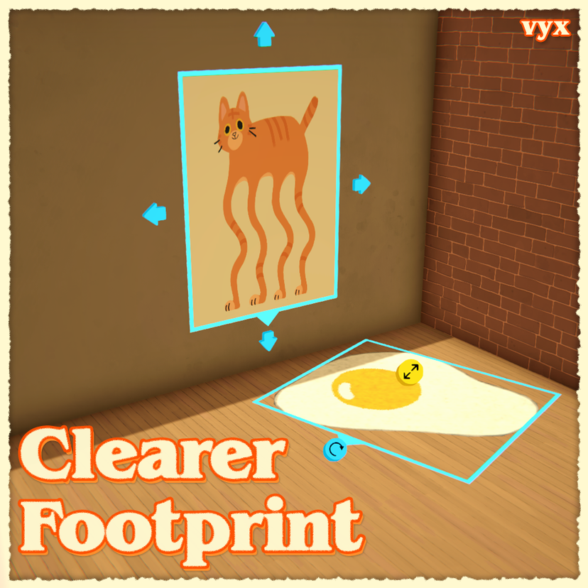 [vyx] Clearer Footprint