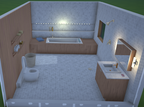 Wood Bathroom