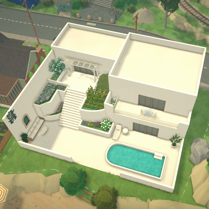 Cream-style Garden