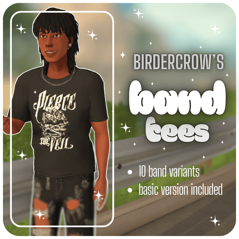 [birdercrow] Band Tees