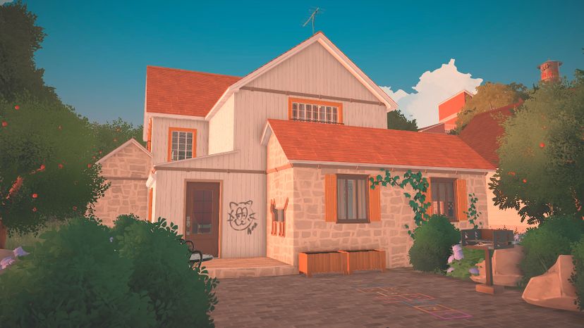 orange house