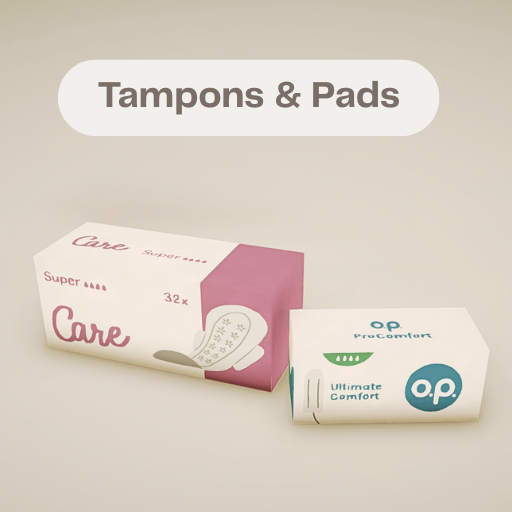 Recolorable Tampons & Pads