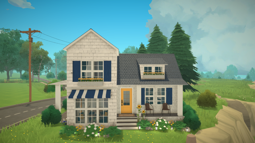 Yellow and Blue House