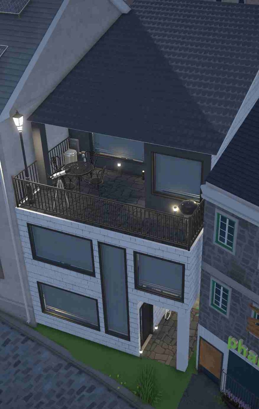 Modern Black-Themed House