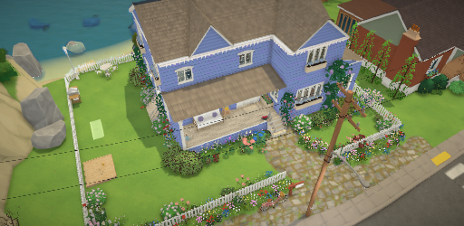 Hillside house