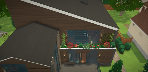 Modern artist partyhouse