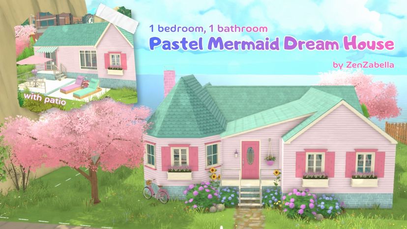 Pastel Mermaid Dream House (No CC)