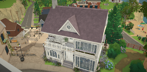 Purple cottage