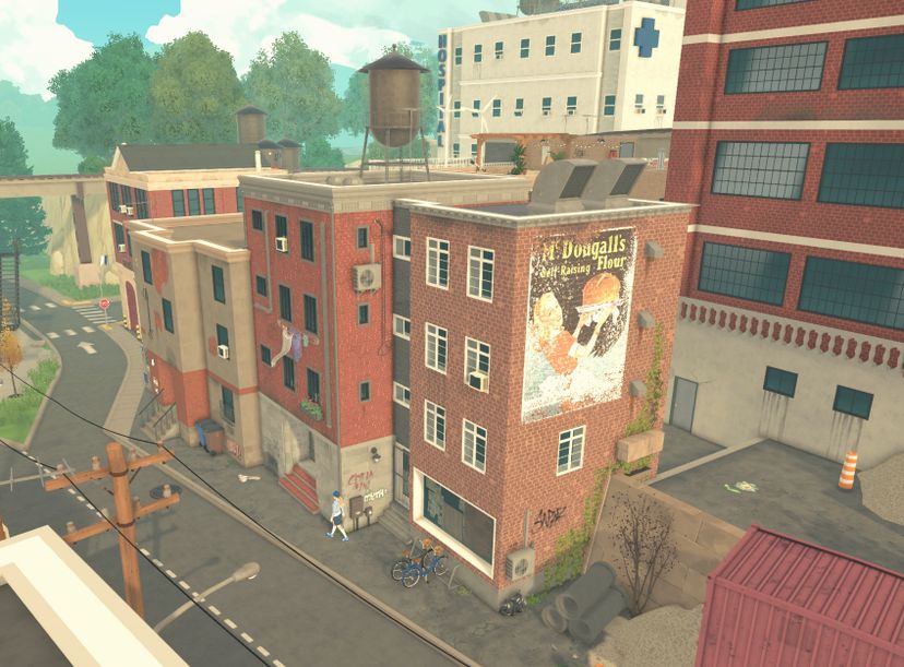 That one apartment next to the abandoned factory