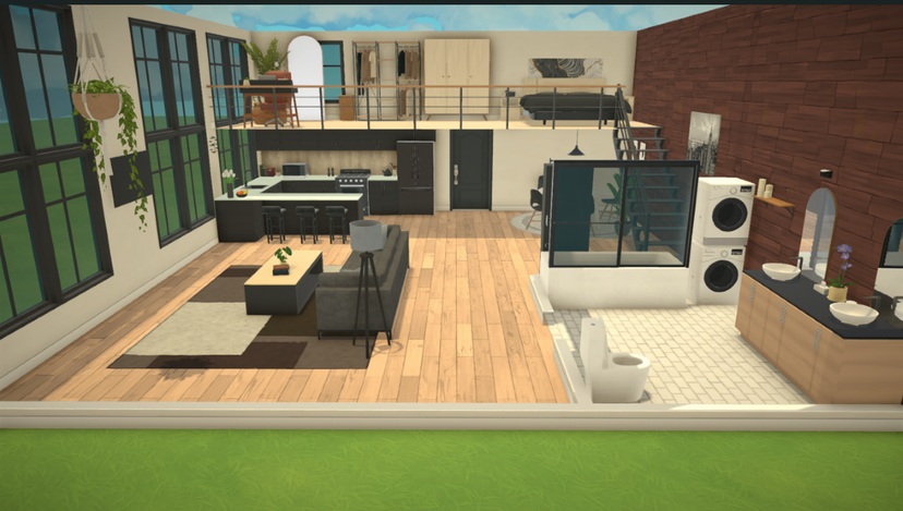 Modern 1 Bed Loft