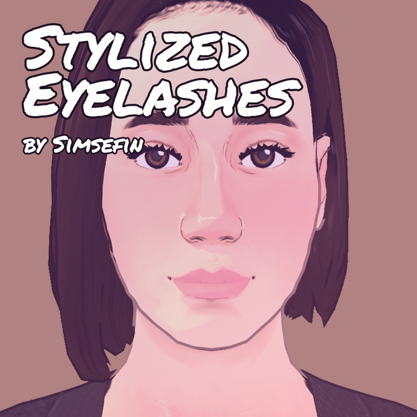 Stylized Eyelashes 01