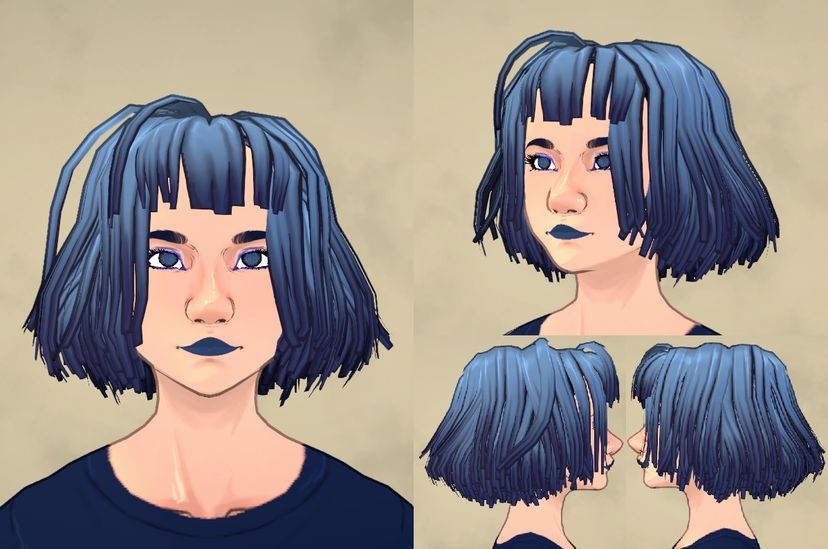 Chopped Bob Hair