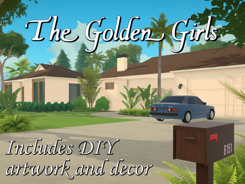 The Golden Girls House (Updated with DIY Artwork and Decor)