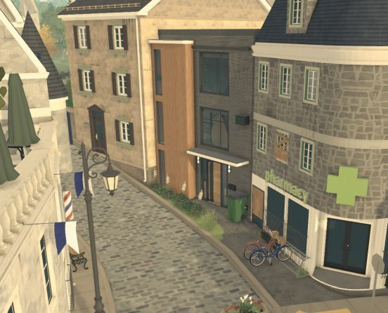 Townhouse with atrium