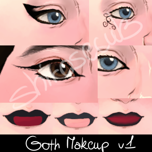 [shirosecub] Goth Makeup vol 1