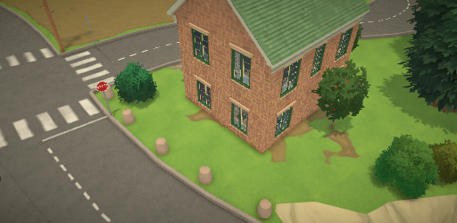 vintage green house