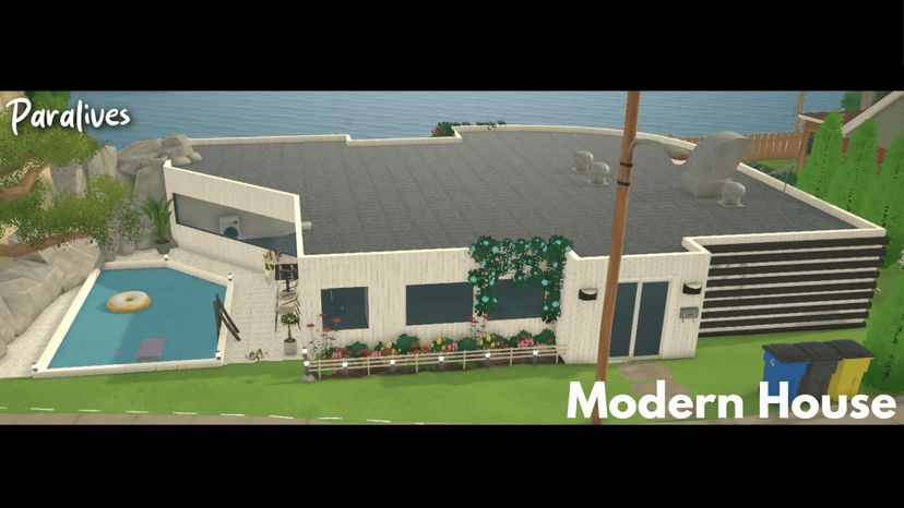 Modern beach house