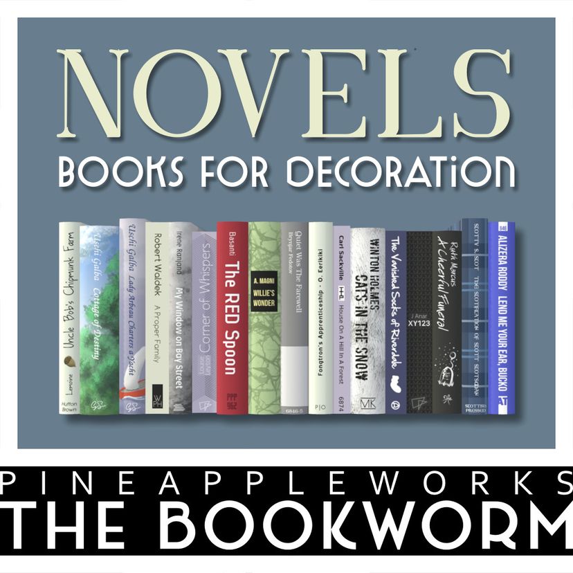 | PaW | The Bookworm | Novels - New Books for Decoration