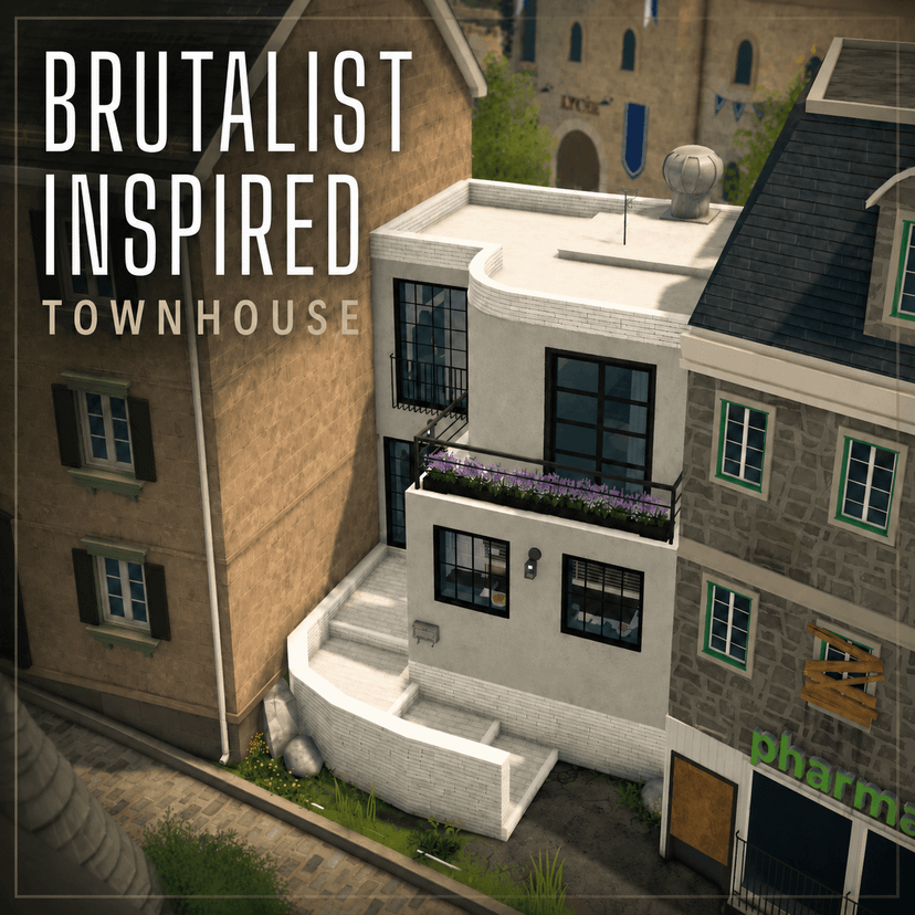 [Lag&Lightning] Brutalist Inspired Townhouse