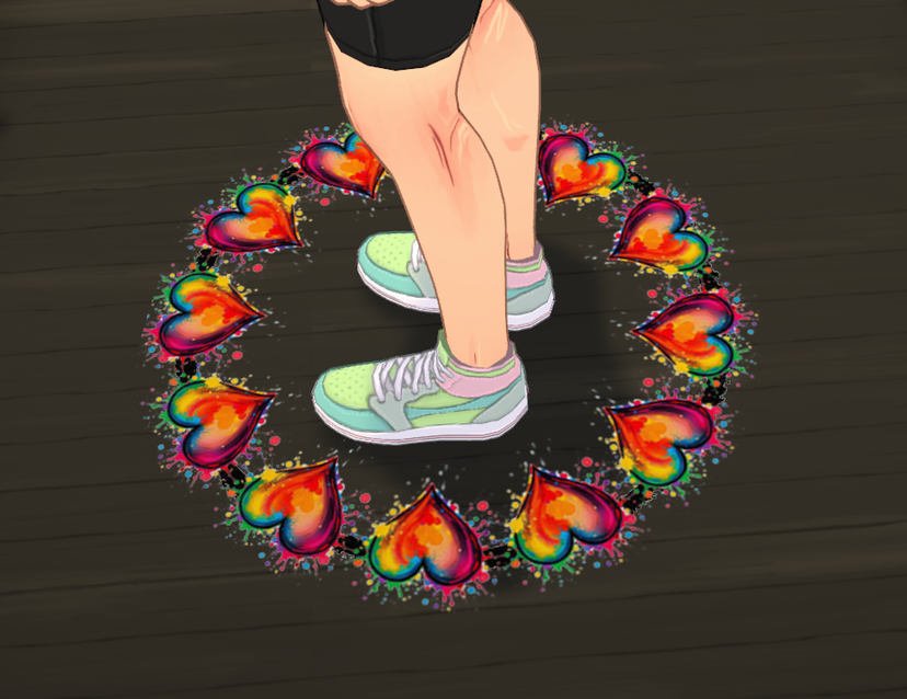 Rainbow Heart Para Selector