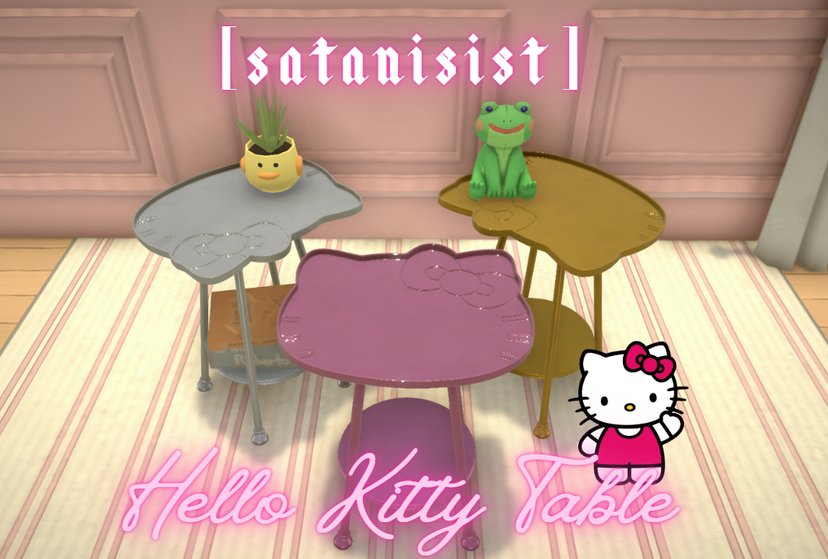 [satanisist] Hello Kitty Side Table