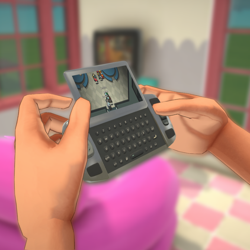 Count Raqula's Y2K P-Mobile Sidekick (Replacement Phone Version)