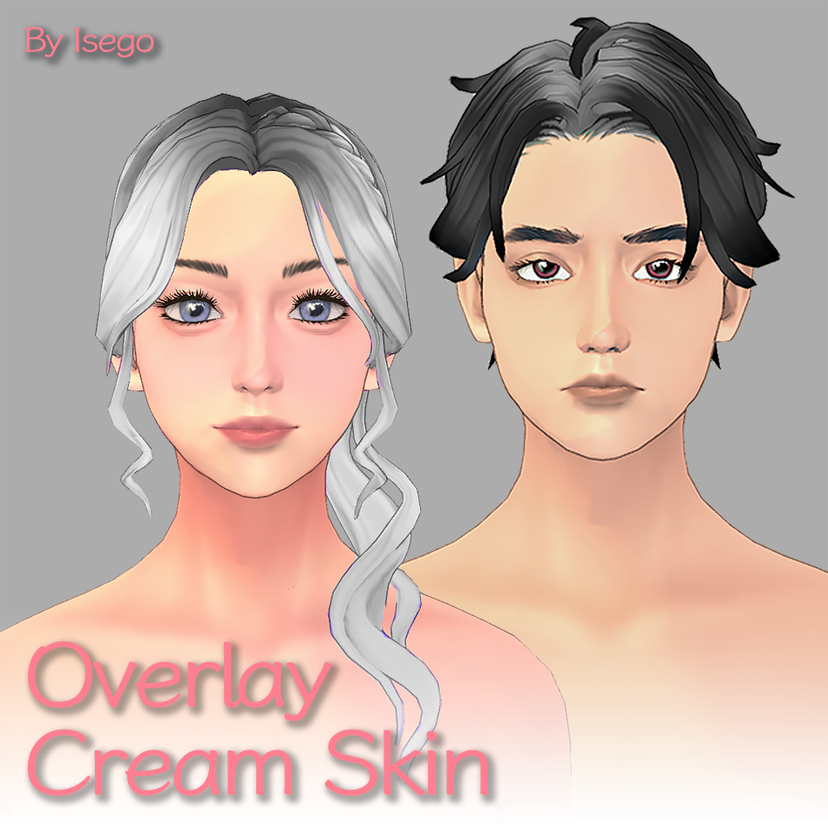 Cream skin overlay