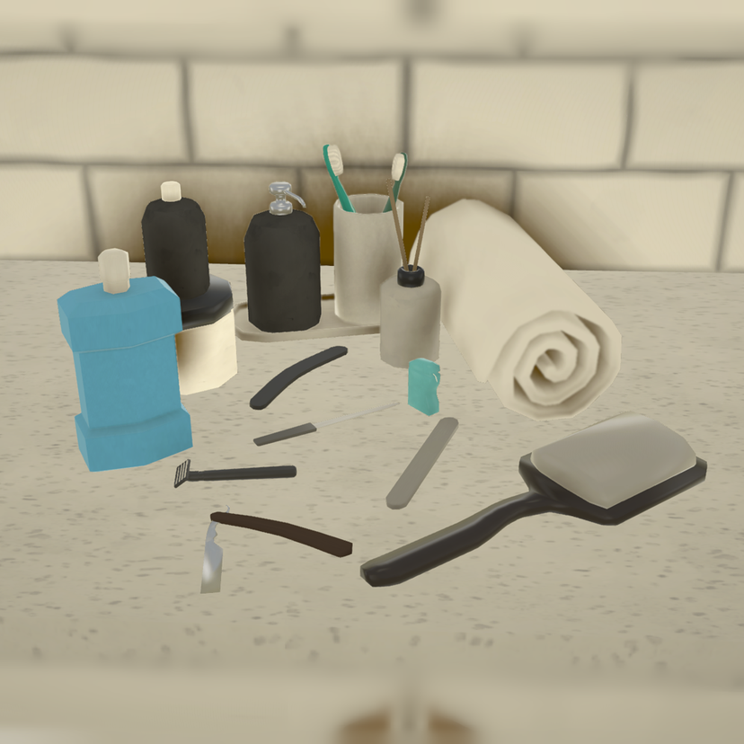 [Zomb] Bathroom Clutter