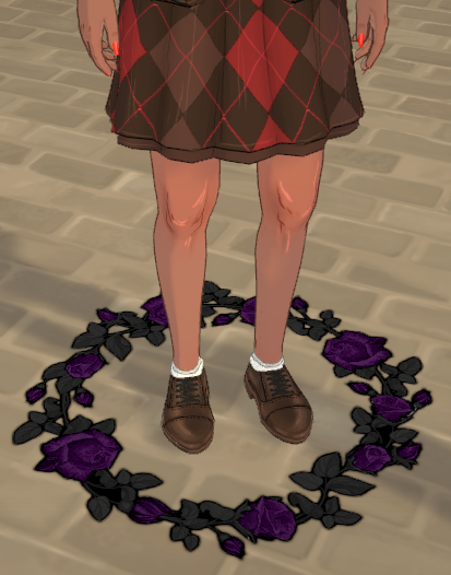 Gothic Purple Rose Selector
